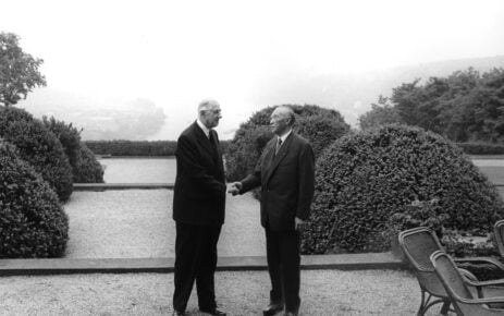 Schloss Ernich, Charles de Gaulle, Konrad Adenauer