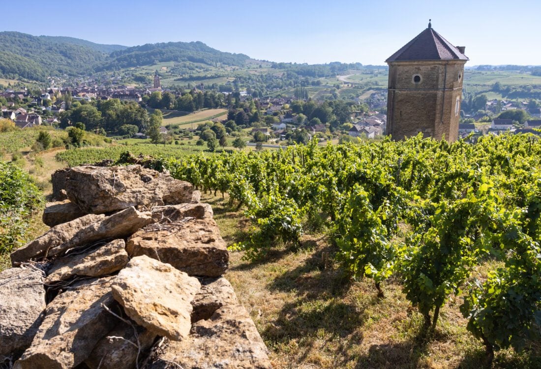 Arbois est une étape incontournable d’un circuit de découver