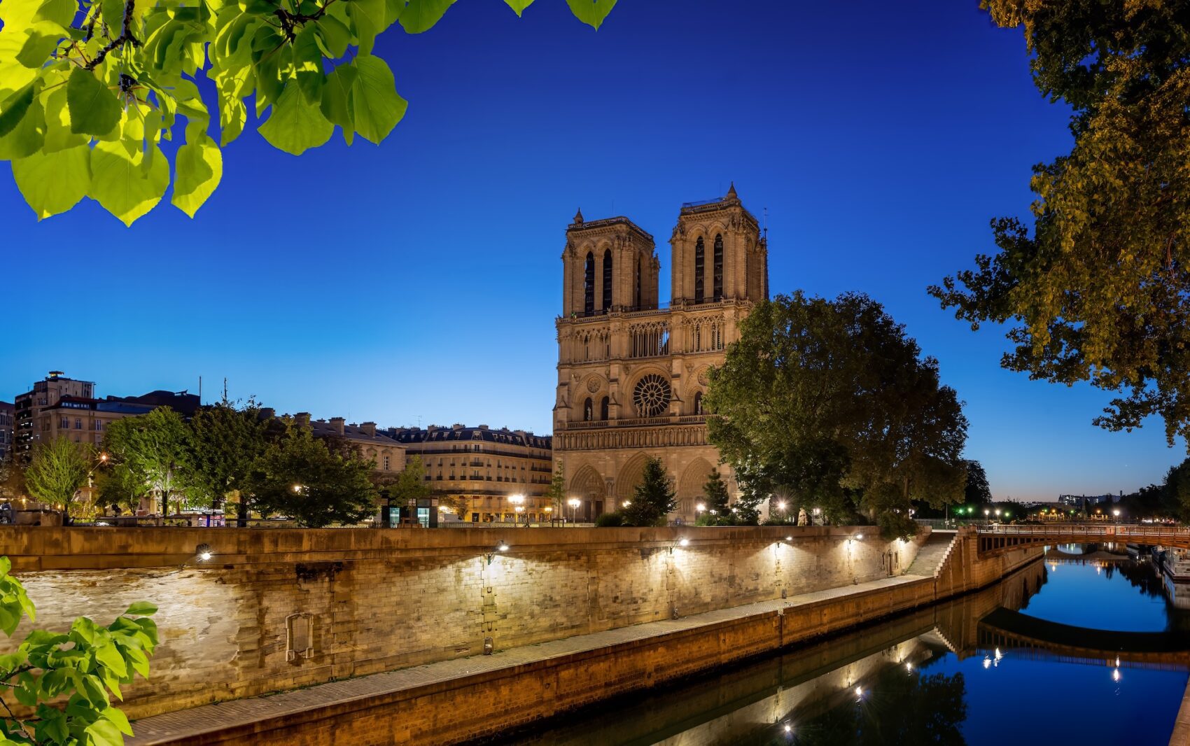 Notre Dame Parijs aan de Seine