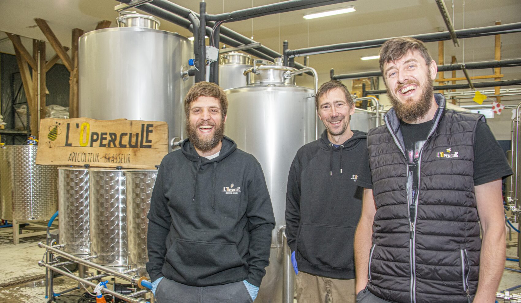 De drie brouwers van L'Opercule