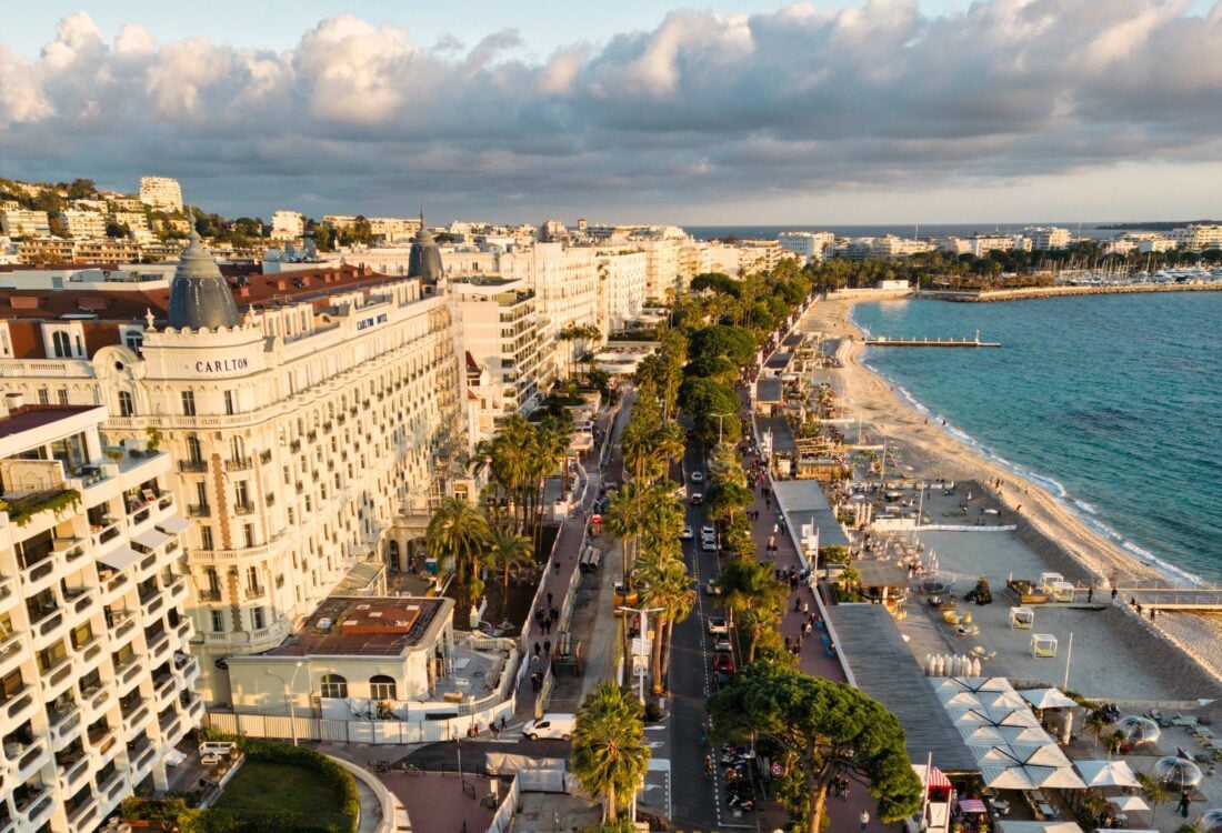 Promenade de la Croisette in Cannes