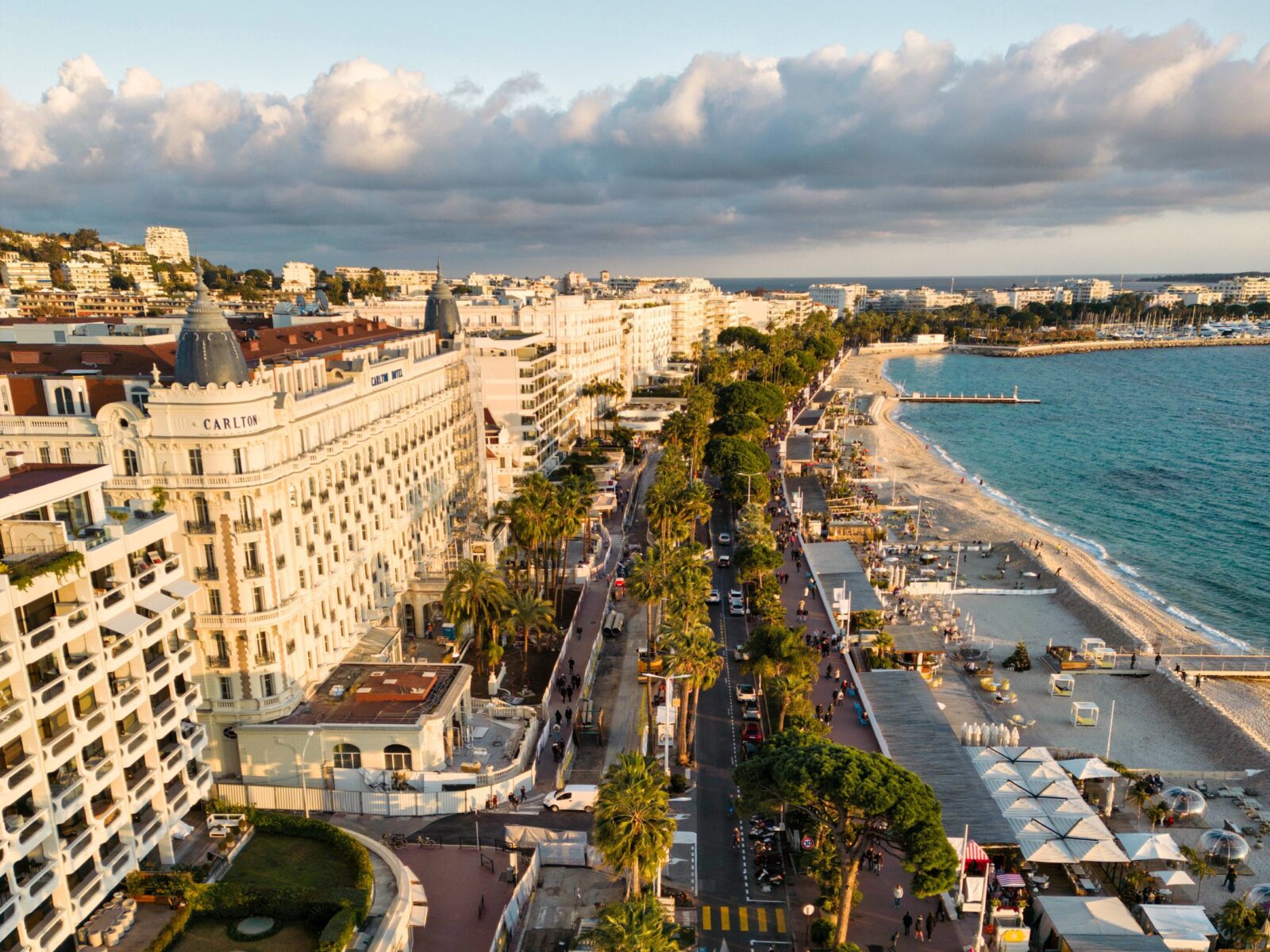 Promenade de la Croisette in Cannes