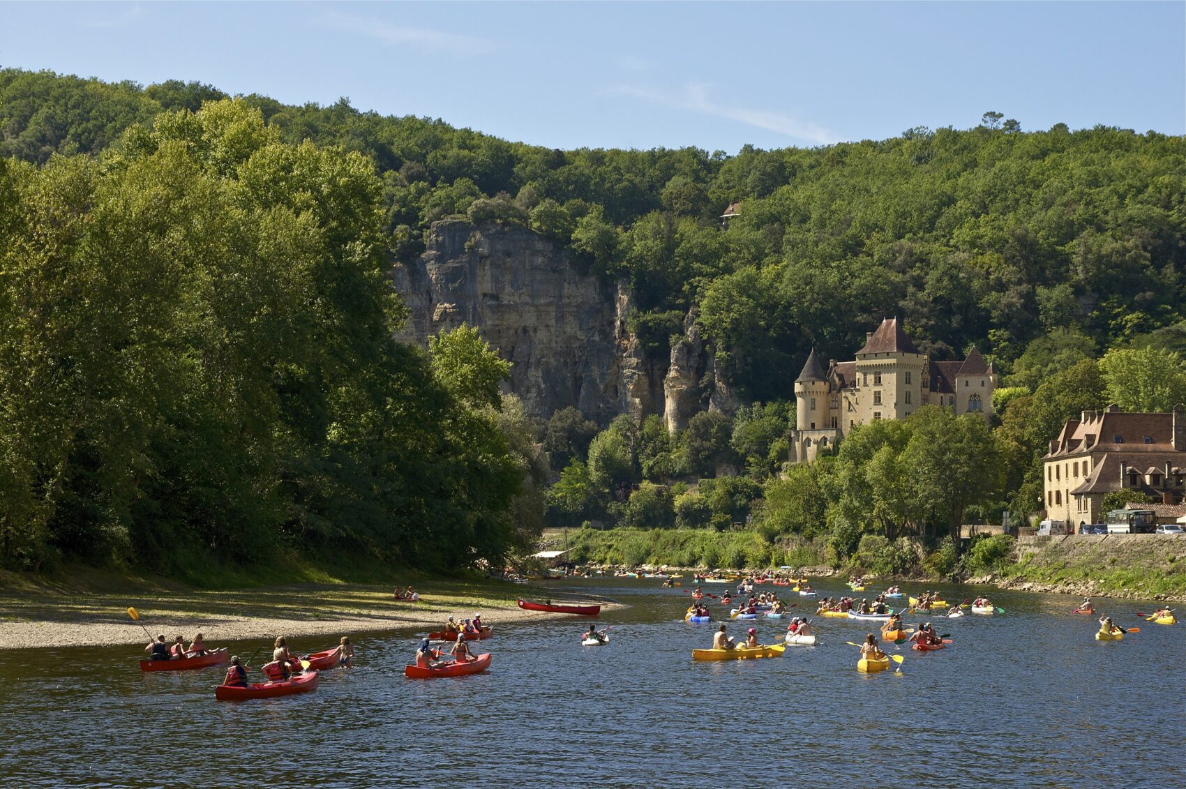 Kanoën op de Dordogne