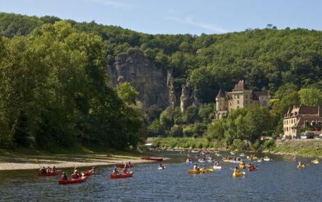 Kanoën op de Dordogne