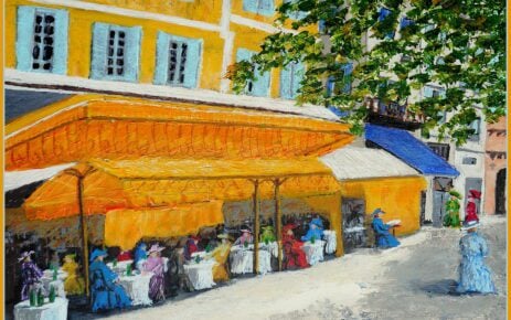 3. Het gele café van Arles, in de Belle Epoque